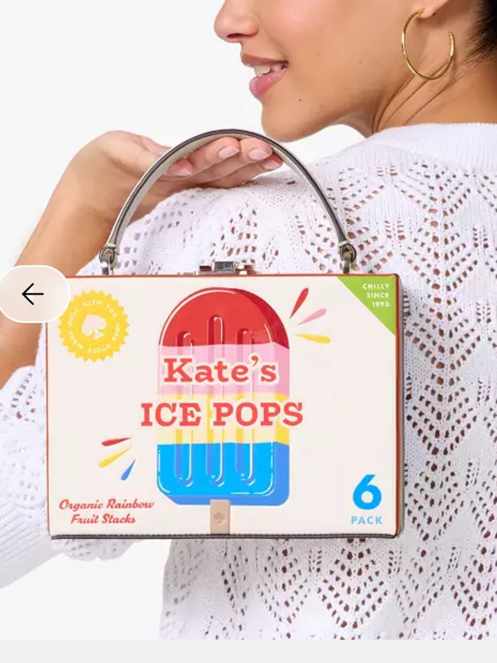 Kate Spade New York Snack Bar Popsicle Crossbody Bag Multi KL040 New - Picture 2 of 9